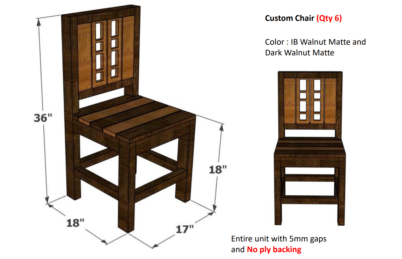 Maple Dining Delight - Ubyld -  6 seater dining set