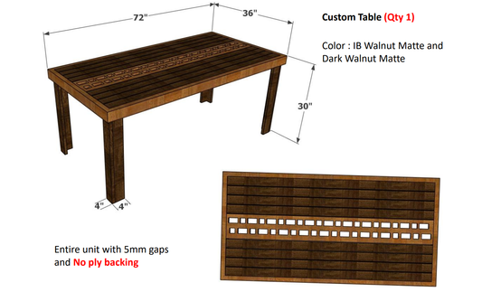 Maple Dining Delight - Ubyld -  6 seater dining set