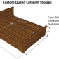 Ubyld Serenity Queen Storage Cot