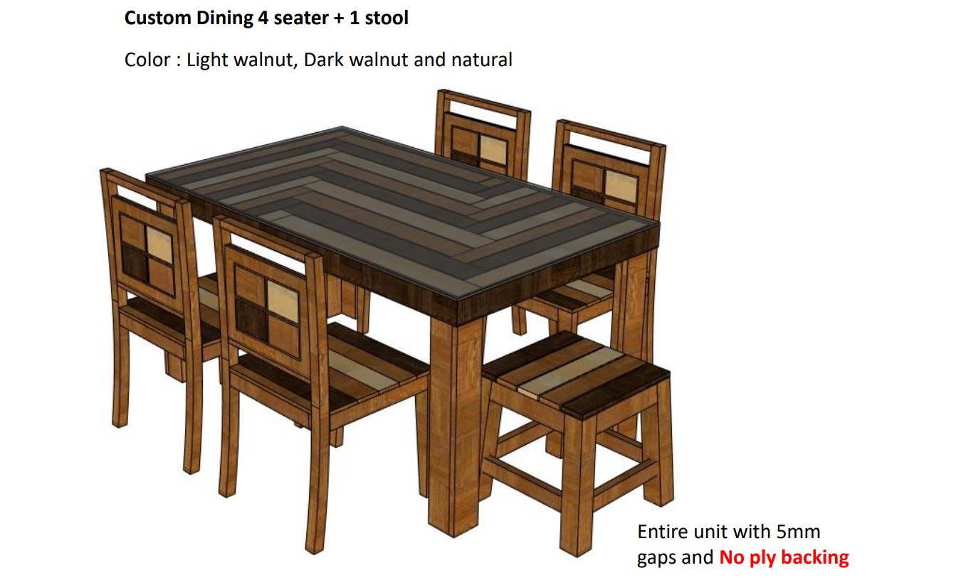 Quad + Stool Dining