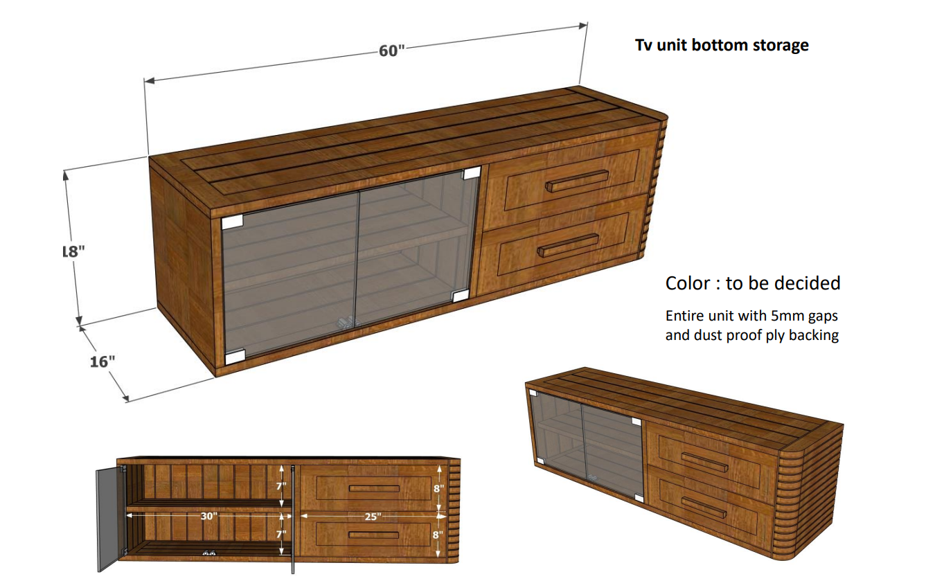 Eco Chic Media Console