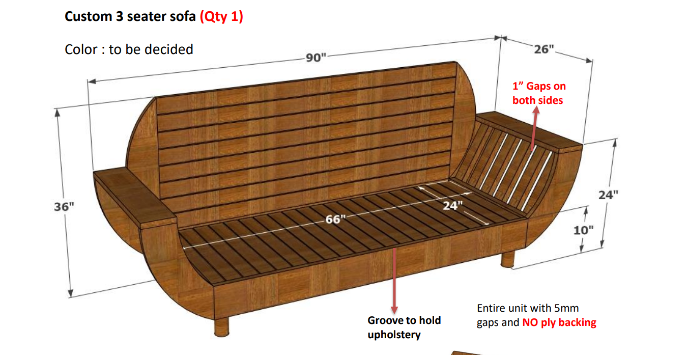 Nautical Comfort Sofa