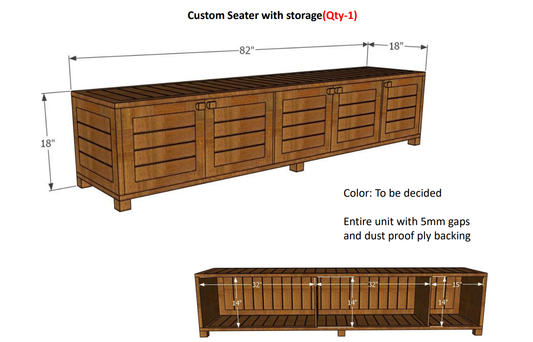 NestEase Storage Chair