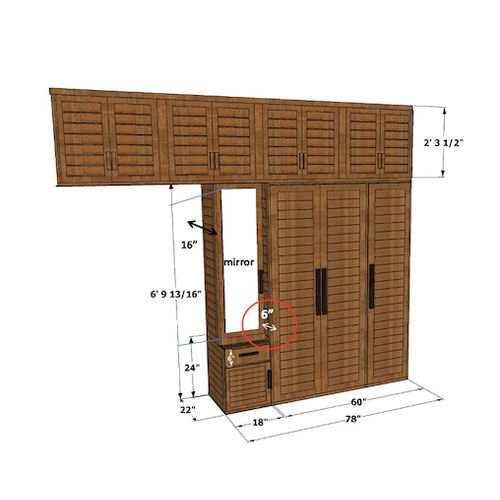 Nitran-Cupboard With Mirror - ubyld